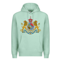 Seafoam Iran Coat of arms Flag souvenir Iranian Persian Premium Hoodie - PixelFlow
