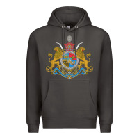 Smoke Iran Coat of arms Flag souvenir Iranian Persian Premium Hoodie - PixelFlow