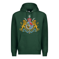 Sports Green Iran Coat of arms Flag souvenir Iranian Persian Premium Hoodie - PixelFlow
