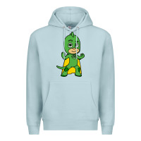 Blue Mist gekko cat boy Premium Hoodie - PixelFlow