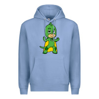 Colony Blue gekko cat boy Premium Hoodie - PixelFlow