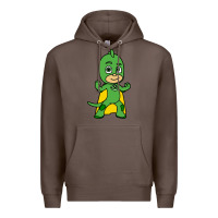 Coffee gekko cat boy Premium Hoodie - PixelFlow