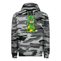 Slate Camo gekko cat boy Premium Hoodie - PixelFlow