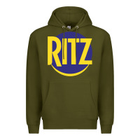 Army Green ritz cracker Premium Hoodie - PixelFlow