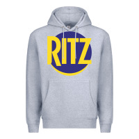 Heather Grey ritz cracker Premium Hoodie - PixelFlow