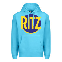 Ocean Blue ritz cracker Premium Hoodie - PixelFlow