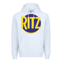 White ritz cracker Premium Hoodie - PixelFlow