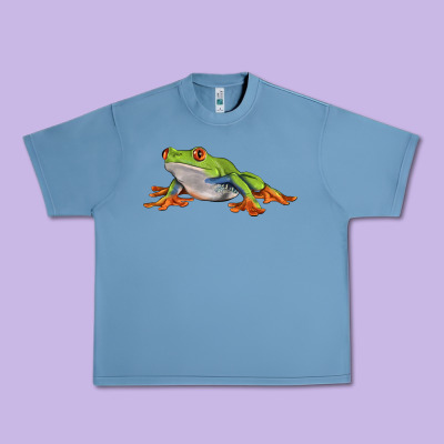 Red Eyed Tree Frog Urban Heavy Tee Designed By Lillyallendesigns
