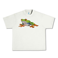 Pistachio red eyed tree frog Urban Heavy Tee - LillyAllenDesigns