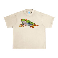 Sandshell red eyed tree frog Urban Heavy Tee - LillyAllenDesigns