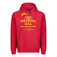 Cardinal fire marshal bill fire safety school funny firefighter t shirt Premium Hoodie - PixelFlow