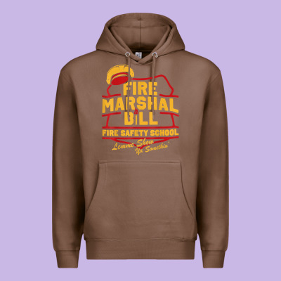 Fire Marshal Bill Fire Safety School Funny Firefighter T Shirt Premium Hoodie Designed By Pixelflow