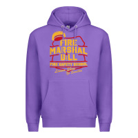 Purple fire marshal bill fire safety school funny firefighter t shirt Premium Hoodie - PixelFlow