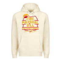 Sandshell fire marshal bill fire safety school funny firefighter t shirt Premium Hoodie - PixelFlow