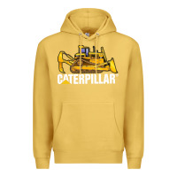 Antique Gold bulldozercat 2 Premium Hoodie - PixelFlow