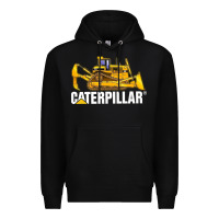 Black bulldozercat 2 Premium Hoodie - PixelFlow