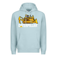 Blue Mist bulldozercat 2 Premium Hoodie - PixelFlow