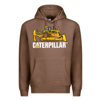 Chestnut bulldozercat 2 Premium Hoodie - PixelFlow