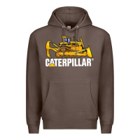 Coffee bulldozercat 2 Premium Hoodie - PixelFlow