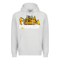 Dove Grey bulldozercat 2 Premium Hoodie - PixelFlow