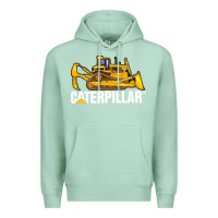 Seafoam bulldozercat 2 Premium Hoodie - PixelFlow
