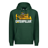 Sports Green bulldozercat 2 Premium Hoodie - PixelFlow