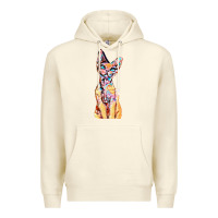 Sandshell Colorful Cat Premium Hoodie - PixelFlow