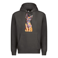 Smoke Colorful Cat Premium Hoodie - PixelFlow