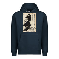 Navy MEIKO KAJI, MEIKO KAJI vintage, MEIKO KAJI art, MEIKO KAJI painting, t Premium Hoodie - PixelFlow