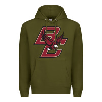 Army Green boston college eagl3s Premium Hoodie - SnappyArt