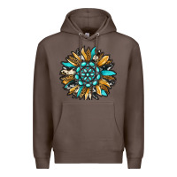 Coffee gemstone sunflower Premium Hoodie - RanaPortraitStore