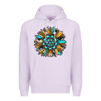 Lilac gemstone sunflower Premium Hoodie - RanaPortraitStore