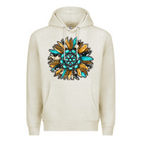 Oatmeal Heather gemstone sunflower Premium Hoodie - RanaPortraitStore