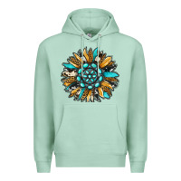 Seafoam gemstone sunflower Premium Hoodie - RanaPortraitStore