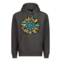 Smoke gemstone sunflower Premium Hoodie - RanaPortraitStore