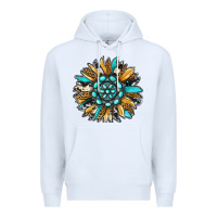White gemstone sunflower Premium Hoodie - RanaPortraitStore