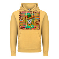 Vintage Mustard cinco de mayo sombrero skull Vintage Hoodie - BarkalooDesign
