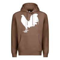 Chestnut game fowl gallegos, rooster, chicken t shirt Premium Hoodie - PixelFlow
