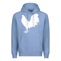 Colony Blue game fowl gallegos, rooster, chicken t shirt Premium Hoodie - PixelFlow