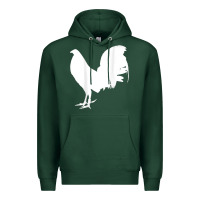 Sports Green game fowl gallegos, rooster, chicken t shirt Premium Hoodie - PixelFlow
