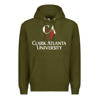 Army Green clark atlanta university Premium Hoodie - SnappyArt