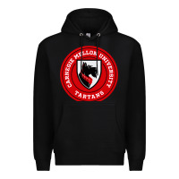 Black carnegie mellon tartans Premium Hoodie - SnappyArt