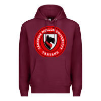 Burgundy carnegie mellon tartans Premium Hoodie - SnappyArt