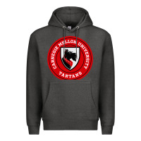 Charcoal Heather carnegie mellon tartans Premium Hoodie - SnappyArt