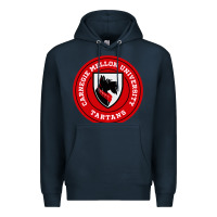 Navy carnegie mellon tartans Premium Hoodie - SnappyArt