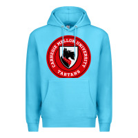 Ocean Blue carnegie mellon tartans Premium Hoodie - SnappyArt