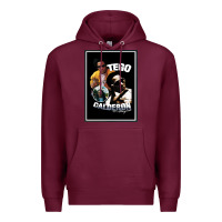 Burgundy tego calderon Premium Hoodie - SnappyArt