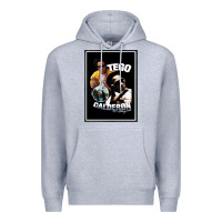 Heather Grey tego calderon Premium Hoodie - SnappyArt
