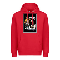 Red tego calderon Premium Hoodie - SnappyArt
