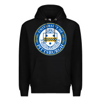 Black the-university-of-pittsburgh Premium Hoodie - SnappyArt